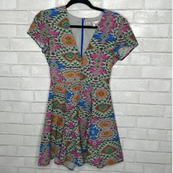 Lovers & Friends Cassidy Dress In A Mosaic Print - Picture 2 of 11